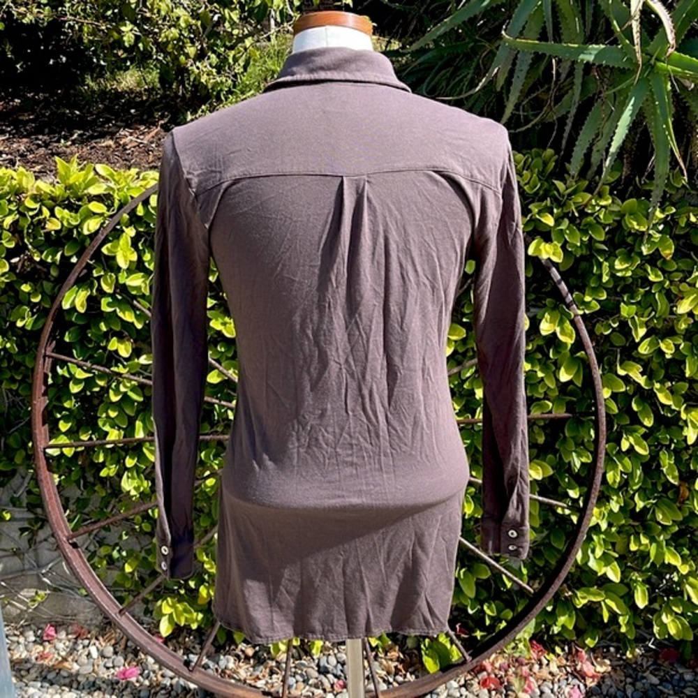 Peruvian Connection Modal Button Down Top - image 4